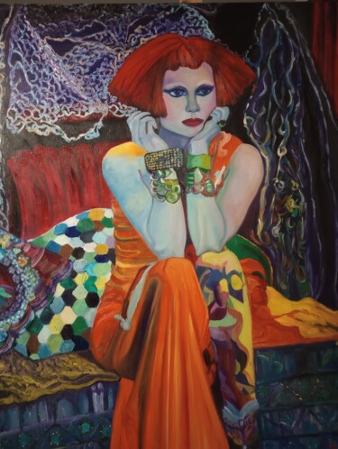 "Colorful life" başlıklı Tablo Valentina Baicuianu tarafından, Orijinal sanat, Petrol