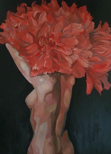 Pintura intitulada "Fragile" por Valentina Baicuianu, Obras de arte originais, Óleo