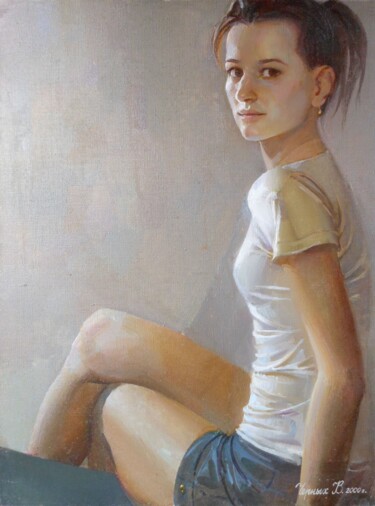 Malerei mit dem Titel ""Self-portrait".jpg" von Valentina Cernyh, Original-Kunstwerk, Öl