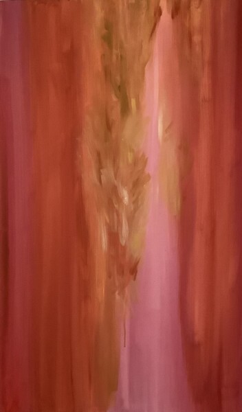 Malerei mit dem Titel "Leaves" von Valentina Majer, Original-Kunstwerk, Acryl