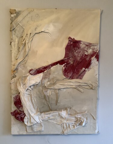 Pittura intitolato "Red wave" da Valentina Majer, Opera d'arte originale, Acrilico