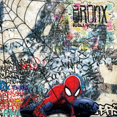 Digitale Kunst getiteld "Spiderman" door Valentina May, Origineel Kunstwerk, 2D Digital Work