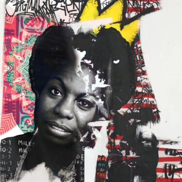 Digitale Kunst mit dem Titel ""Black panther" Nin…" von Valentina May, Original-Kunstwerk, 2D digitale Arbeit