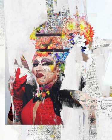 Arts numériques intitulée "FLEUR" par Valentina May, Œuvre d'art originale, Peinture numérique