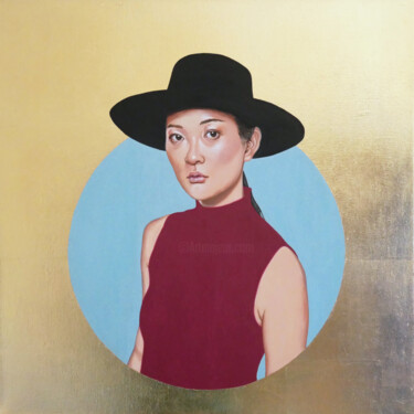 Malarstwo zatytułowany „Time out” autorstwa Valentina Porcelli, Oryginalna praca, Akryl Zamontowany na Drewniana rama noszy