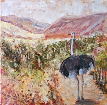 Pittura intitolato "Morning landscape.…" da Valentina Reymer, Opera d'arte originale, Olio