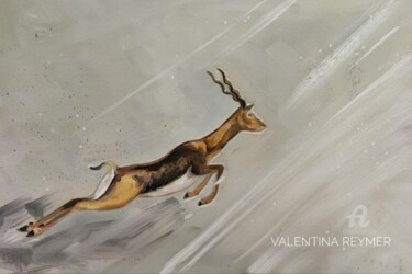 Malerei mit dem Titel "swift" von Valentina Reymer, Original-Kunstwerk, Öl