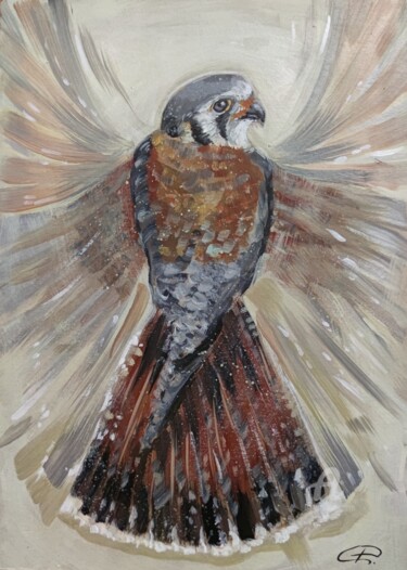 Painting titled "Air original animal…" by Valentina Reymer, Original Artwork, Oil