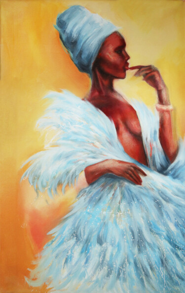 Pintura titulada "Bright beauty" por Valentina Shatokhina, Obra de arte original, Oleo