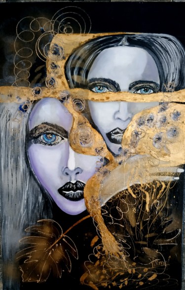 Картина под названием "Игра воображения" - Валентина Симма, Подлинное произведение искусства, Масло