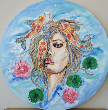 Картина под названием "Арт терапия" - Валентина Симма, Подлинное произведение искусства, Масло