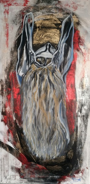 Картина под названием "Пламя заката." - Валентина Симма, Подлинное произведение искусства, Масло