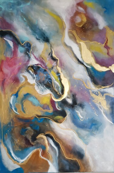 Malerei mit dem Titel "Universal" von Valentina Simma, Original-Kunstwerk, Öl