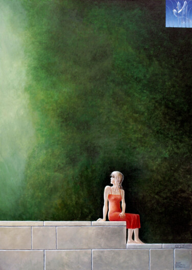 Malerei mit dem Titel "Triptychon FIDES CA…" von Valentina Vaganova, Original-Kunstwerk, Acryl