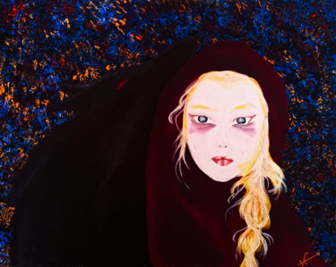 Pittura intitolato "Il Rosso che ci lega" da Valentina Ginevra Ceraso, Opera d'arte originale, Acrilico