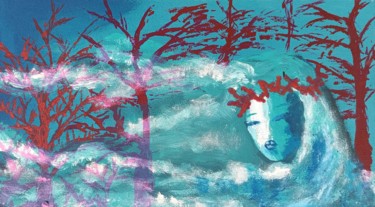 Malerei mit dem Titel "Mârina" von Valentina Ginevra Ceraso, Original-Kunstwerk, Acryl