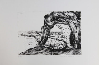 Printmaking titled "Verso l'immateriale" by Valentina Calamello, Original Artwork, Engraving