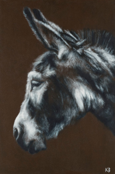 Painting titled "DONKEY 1" by Valentin Kanellopoulos, Original Artwork, Acrylic