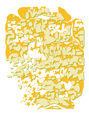 Peinture intitulée "Or et cuivre" par Klint, Œuvre d'art originale, Acrylique