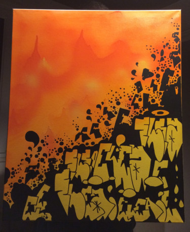 Peinture intitulée "Eléa" par Klint, Œuvre d'art originale, Aérographe