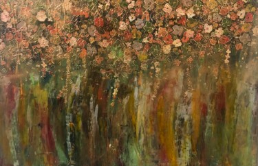 Malerei mit dem Titel "Colorful flowers" von Valera, Original-Kunstwerk, Acryl