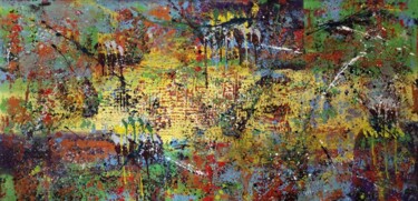 Pittura intitolato "Colorful abstract 2…" da Valera, Opera d'arte originale, Acrilico