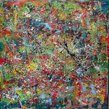 Malerei mit dem Titel "Colorful abstract 2…" von Valera, Original-Kunstwerk, Acryl