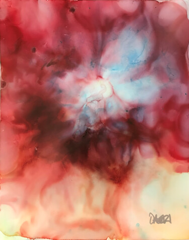 Malerei mit dem Titel "Coalesce" von Valeri Campbell Cranston, Original-Kunstwerk, Tinte