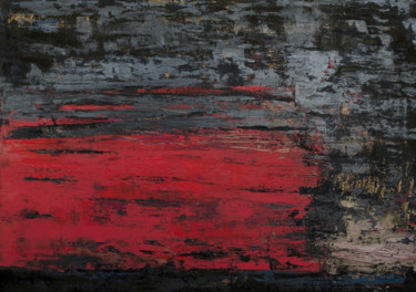 Pittura intitolato "Rosso e nero" da Valeria Di Blasio, Opera d'arte originale, Acrilico