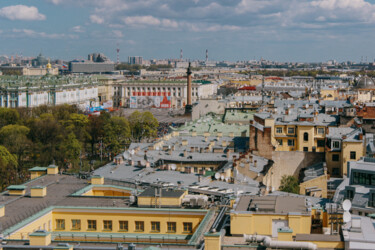 Photography titled "Крыши Питера" by Valeria Nikitina, Original Artwork, Digital Photography