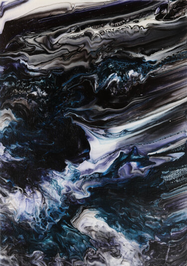 Картина под названием "Буря / Blizzard" - Valeria Nikitina, Подлинное произведение искусства, Акрил