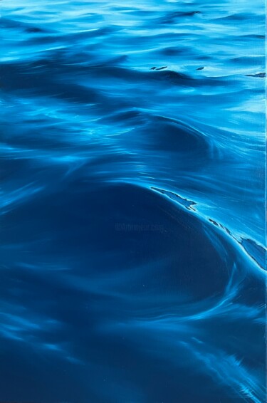 Картина под названием "Into the deep" - Valeria Ocean, Подлинное произведение искусства, Масло Установлен на Деревянная рама…