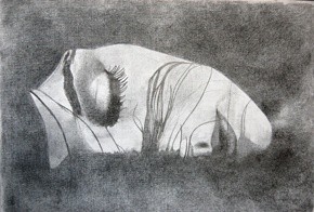 Painting titled "Ophelia" by Valeria Ferrero, Original Artwork
