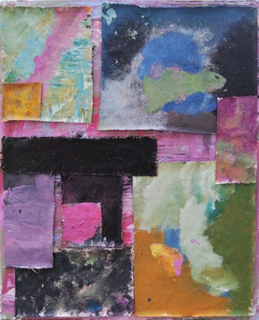 Mission Oggy Peinture intitulée "Mission Oggy" par Valérian Fuster, Œuvre d'art originale, Collages