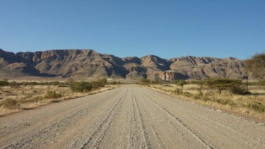 Fotografia intitolato "la Route" da Valériane, Opera d'arte originale