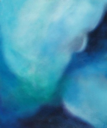 Pittura intitolato "Bleue 3" da Valériane Gé, Opera d'arte originale