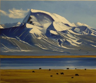 Painting titled "Nepal.jpg" by Valeriia Radziievska, Original Artwork, Oil