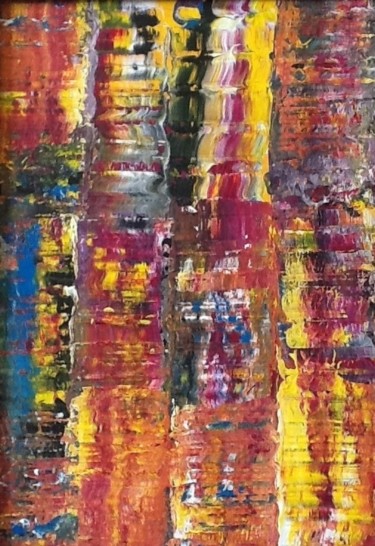 Painting titled "Peinture Abstraite…" by Valerie Castets, Original Artwork, Acrylic