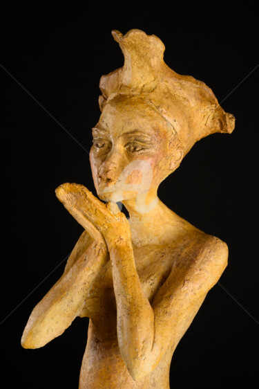 Sculpture titled "Sirène du Siam..." by Valerie Barrault, Original Artwork, Ceramics