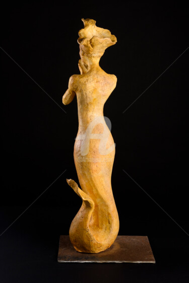 Sculpture titled "Sirène du Siam de d…" by Valerie Barrault, Original Artwork, Ceramics