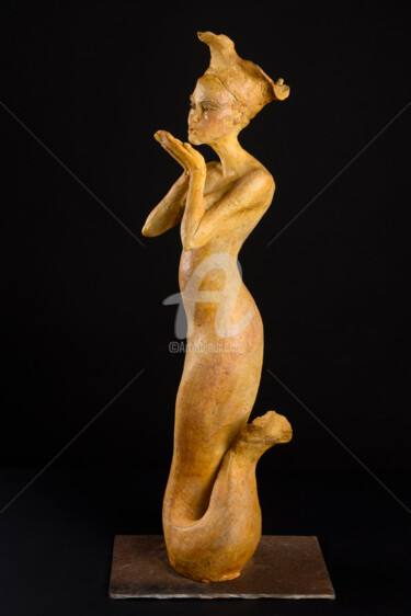Sculpture intitulée "Sirène du Siam.." par Valerie Barrault, Œuvre d'art originale, Céramique