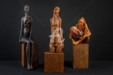 Sculpture intitulée "passé, présent et f…" par Valerie Barrault, Œuvre d'art originale