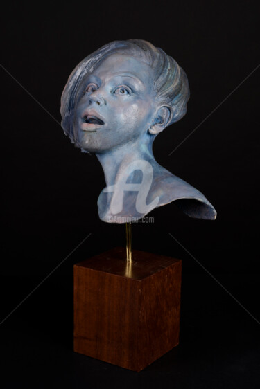 Sculptuur getiteld "Instant d'Elle 1" door Valerie Barrault, Origineel Kunstwerk, Keramiek