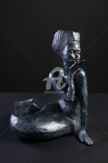 Sculpture intitulée "Sirène de Loire en…" par Valerie Barrault, Œuvre d'art originale, Bronze