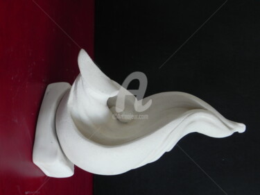Sculpture titled "spirale de côté" by Valerie Barrault, Original Artwork, Ceramics