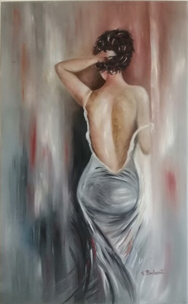 Painting titled "Pure" by Valérie Boularot, Original Artwork, Oil