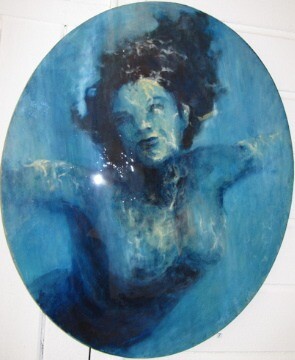 Ζωγραφική με τίτλο "Reflets" από Valerie Colaiocco, Αυθεντικά έργα τέχνης