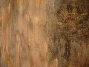Peinture intitulée "détail du mur de ce…" par Valérie De Laubrière, Œuvre d'art originale