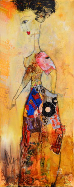 Malerei mit dem Titel "femme 114" von Valérie Depadova, Original-Kunstwerk, Acryl