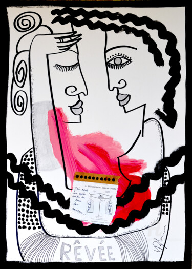Картина под названием "Rêvée #ArtistSuppor…" - Valérie Depadova, Подлинное произведение искусства, Акрил